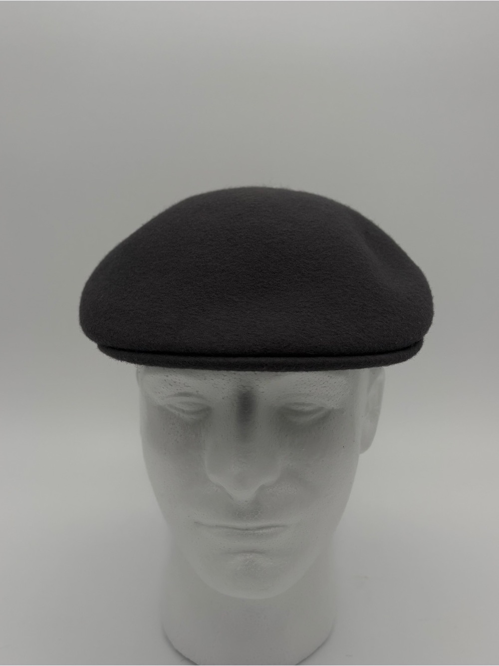 Vintage Kangol Carimac Wool Flat Cap Hat Medium Made in England Grey
